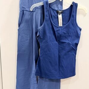 PrettyLittleThing Royal Blue Tank Top and Leggings Set